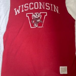 Retro Brand Wisconsin Badgers Muscle Tank